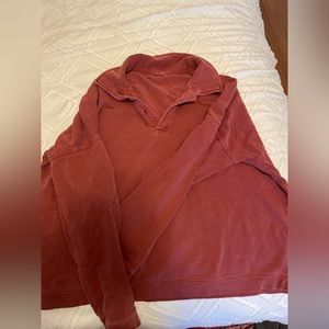Burgundy Brandy Melville John Galt Sweatshirt